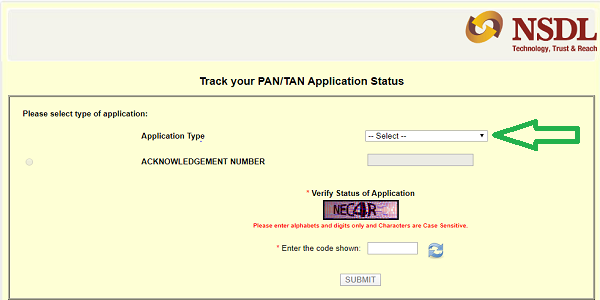 Pan Card Status Check Online 2023 - 2024 UTI / NSDL By Name & Date Of Birth