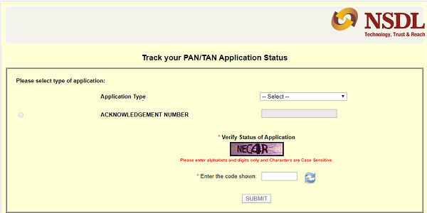 Pan Card Status Check Online 2024 - 2025 UTI / NSDL By Name & Date Of Birth
