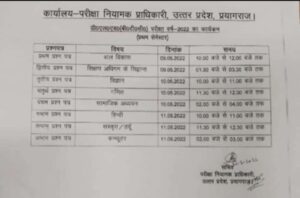 UP BTC Exam Date Sheet 2022 Deled Latest News For 1st And 3rd Semester Admit card 2023