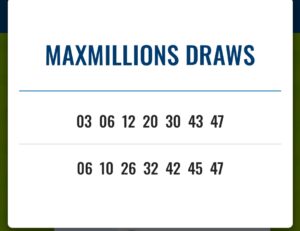 OLG LOTTO MAX September 29 2023 ENCORE MAX Winning Numbers October 3 2023 Result 2024